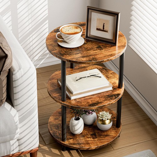 Small round end - small, table
